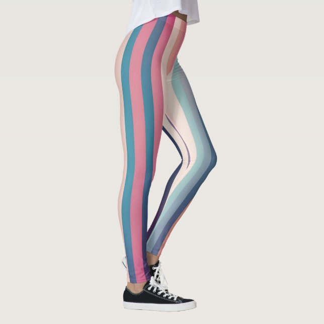 Gradient Stripes Leggings (Right)