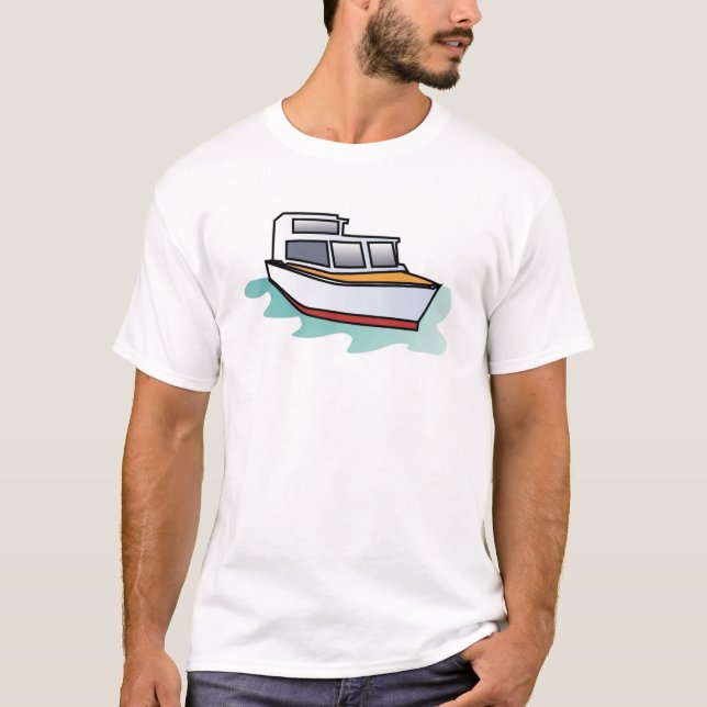 Gradient Style Yacht T-Shirt (Front)