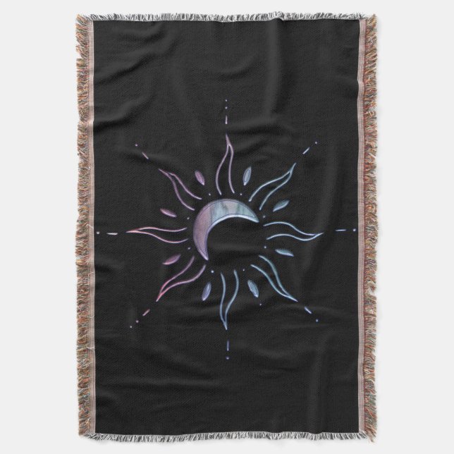 Gradient Sun Throw Blanket (Front Vertical)