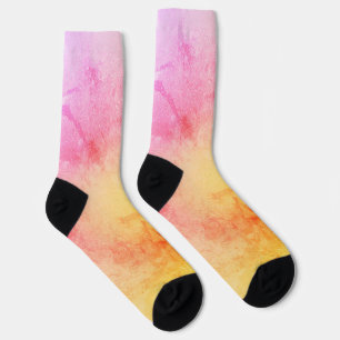 Gradient Sunset Crew Socks for Men