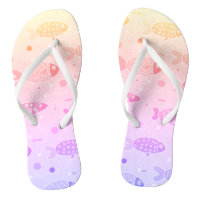 Gradient Sunset Fish Pattern Modern