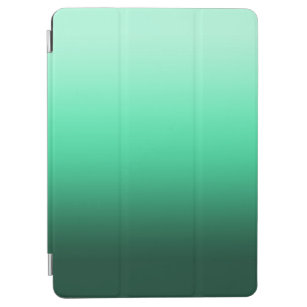 Gradient teal green ombre iPad air cover