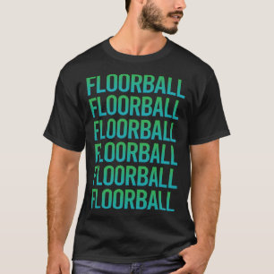 Gradient Text Floorball T-Shirt