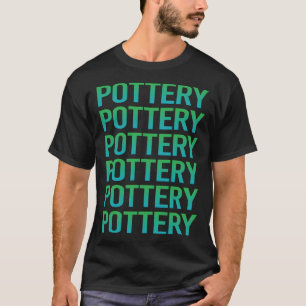 Gradient Text Pottery Potter T-Shirt