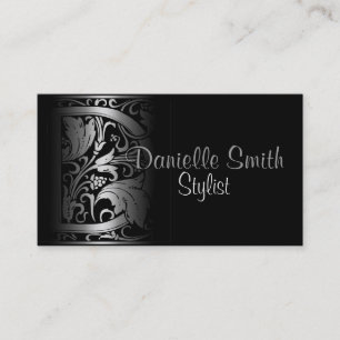 Gradient Vintage Letter "D" Business Card