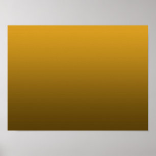 Gradient Yellow - deep to light Mood Background Poster