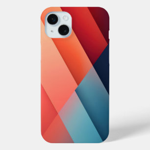 Gradients in red and blue shades iPhone 15 mini case