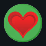 Gradients RED LOVE HEART your backgr. & ideas Magnet<br><div class="desc">Pretty Hearts Composing by EDDA Fröhlich / EDDArt | Happy feeling for gifts in Love | for more Products & Designs feel free to contact me: contact@eddart.de or have a look here: www.zazzle.com/prettypatternarts* and here: www.zazzle.com/eddartshop* and here: www.zazzle.de/eddartiful*</div>