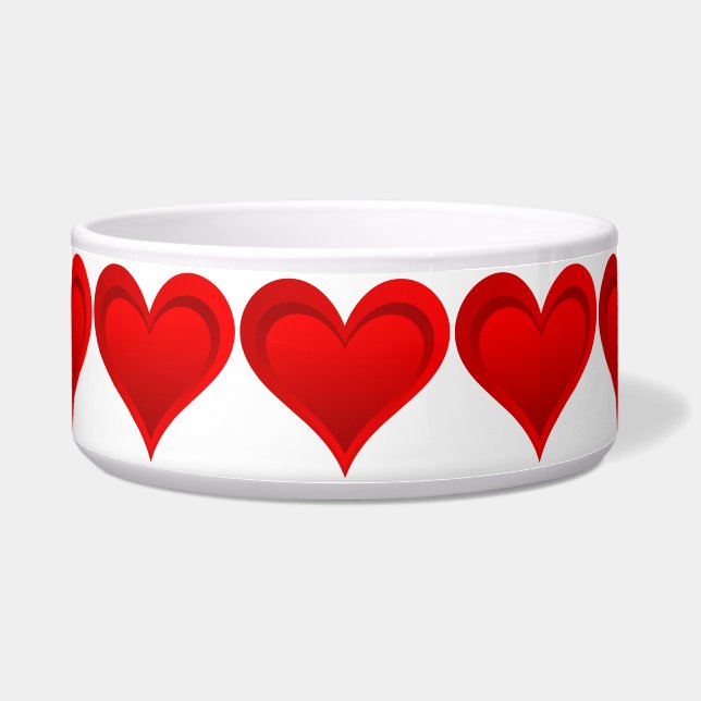 Gradients RED LOVE HEART + your text & ideas (Front)