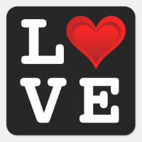 Gradients RED LOVE HEART + your text & ideas