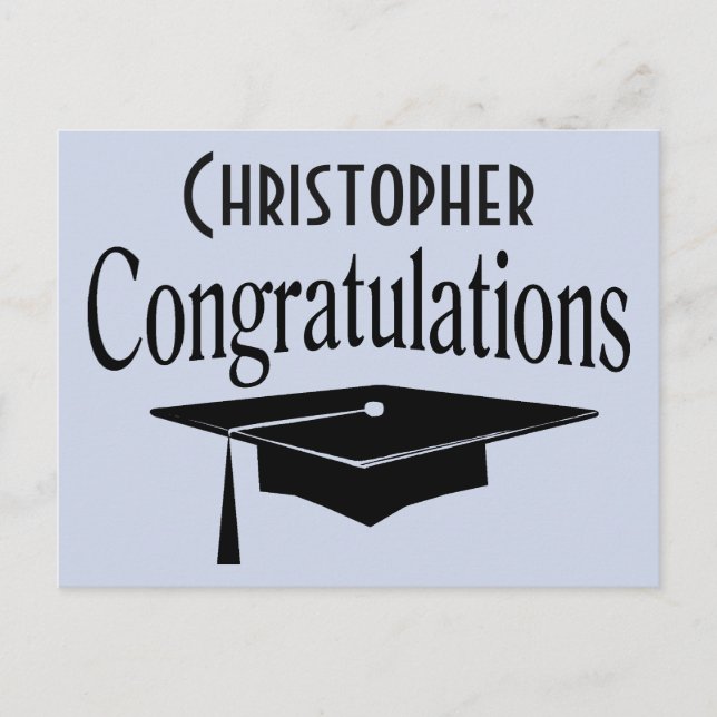 Grads Wisdom Words Of Advice and Wishes Graduation Postcard (Front)