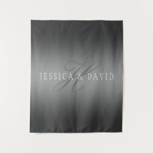 Gradually Changing Gradient Grey Any Name/s Tapestry