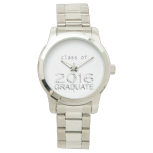 Graduate 2016 Chrome Letters Watch 1