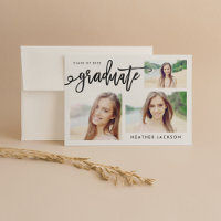 Graduate 2019 Trendy 3 Photo Collage