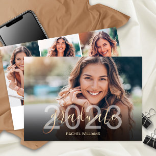 Graduate 2023 Party 5 Photos Invitation Card