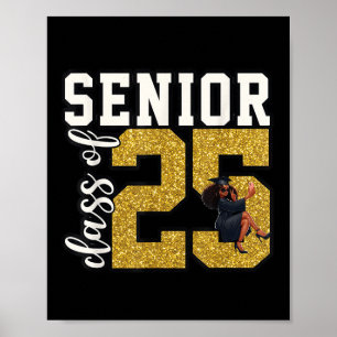 Graduate 2025 For Cl Of 2025 Selfi Girl Graduation Poster