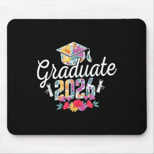 Graduate 2026 Cap Diploma Graduation Celebration F Mouse Pad