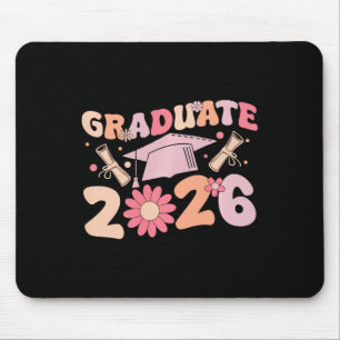 Graduate 2026 Graduation Cap Diploma Celebration G Mouse Pad