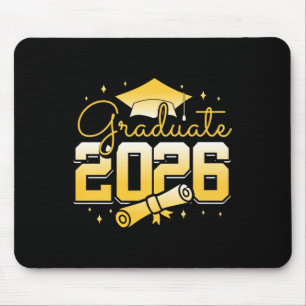 Graduate 2026 Graduation Cap Diploma Celebration P Mouse Pad
