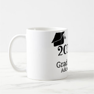 Graduate 20XX graduation hat simple minimal modern Coffee Mug