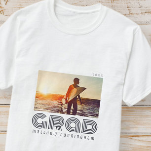 Graduate 20XX Retro Cool Simple Grad Year T-Shirt
