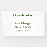 Graduate add name school name class of 20XX simple