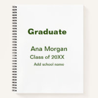 Graduate add name school name class of 20XX simple