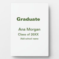 Graduate add name school name class of 20XX simple