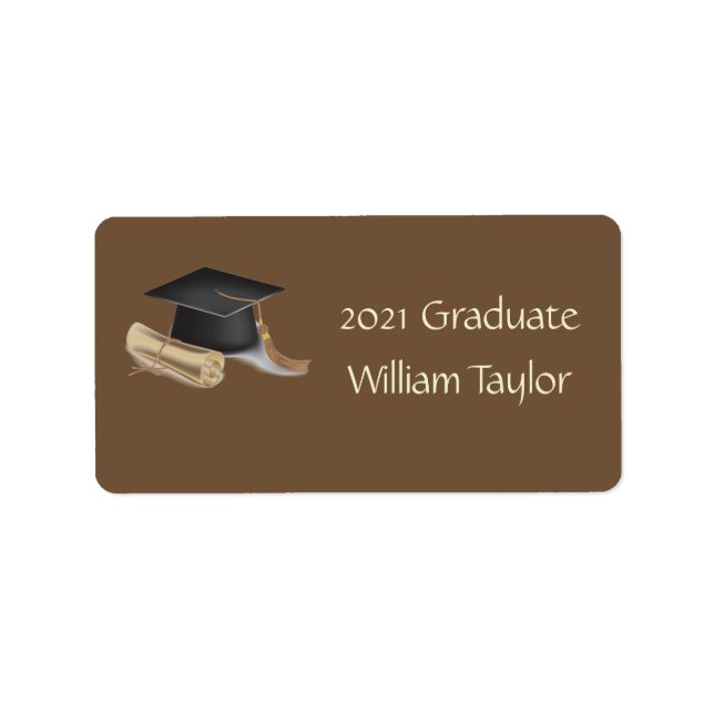 Graduate Address Label (Front)