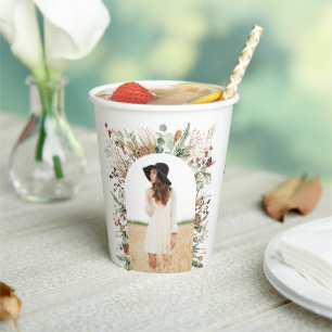 Graduate arch 1 photo terracotta botanical modern paper cups