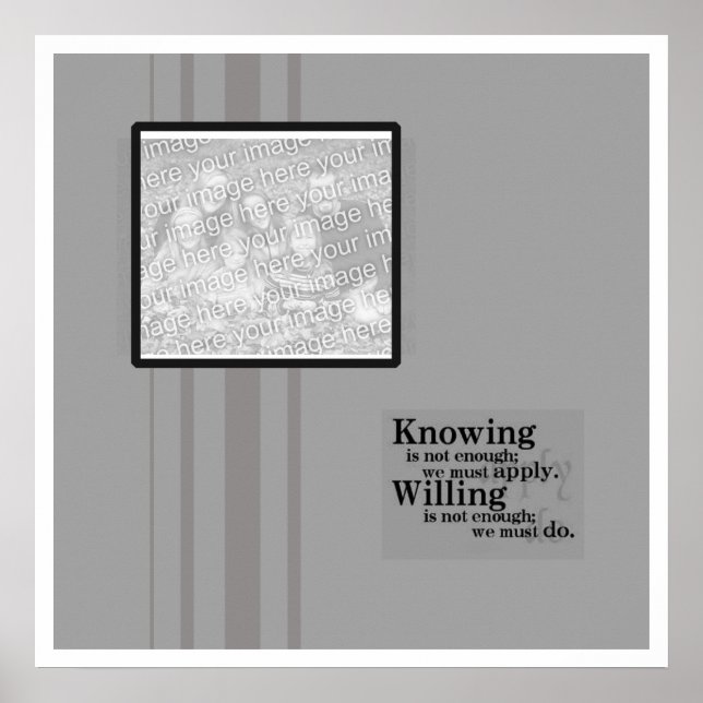 Graduate Autograph Poster with Quote (Front)