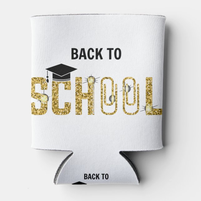 graduate back to school can cooler (Front)