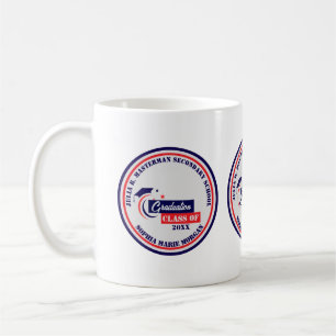 Graduate Blue Red White Graduation Classic Coffee Mug