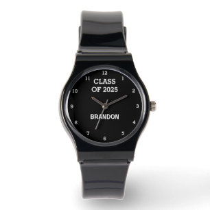 Graduate Boys Black Graduation School College Watch
