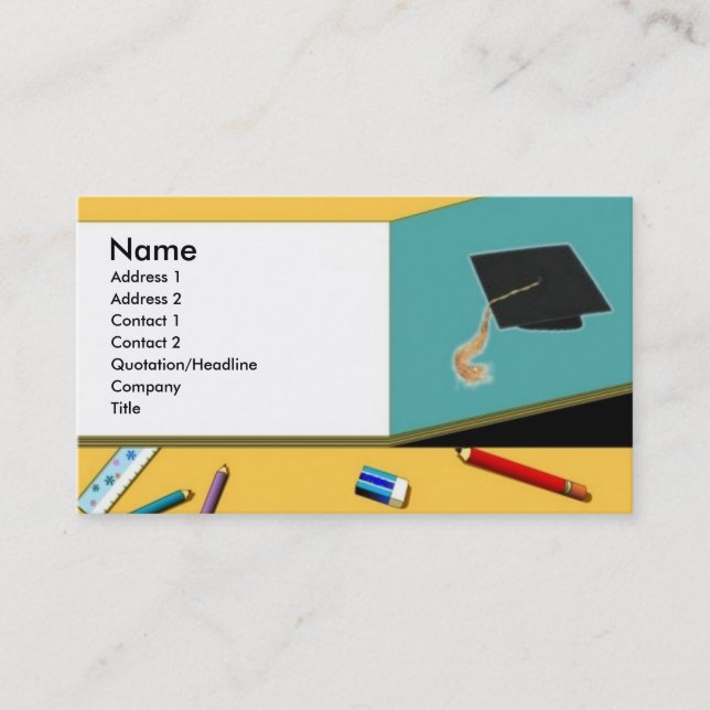 Graduate Calling Card (Front)