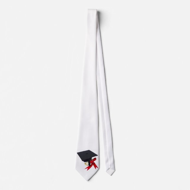 GRADUATE CAP AND DIPLOMA tie (Front)