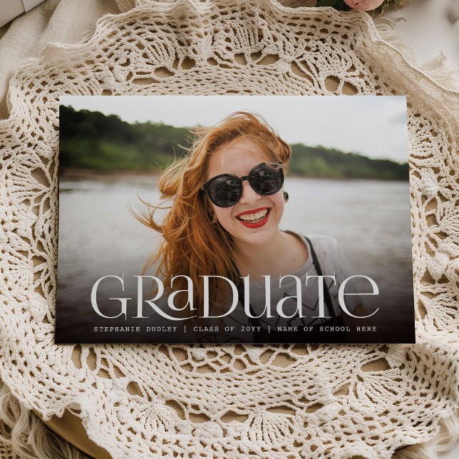 Graduate Celebration Graduation Party 3 Photo Invitation (Creator Uploaded)