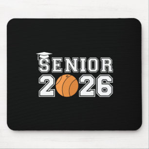 Graduate Cl Of 2026 Senior Lacrosse Player Graduat Mouse Pad