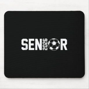 Graduate Cl Of 2026 Senior Soccer Player Graduatio Mouse Pad