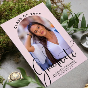 Graduate Class of 2022 Graduation Arch Photo Invitation