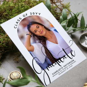 Graduate Class of 2022 Graduation Arch Photo Invitation