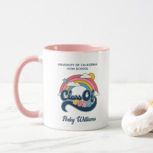Graduate Class of 2025 Gift Retro Personalised Mug
