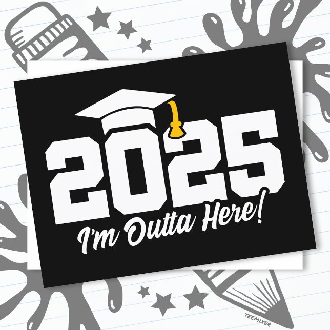 Graduate Class of 2025 Graduation Senior 2025 Postcard (Creator Uploaded)
