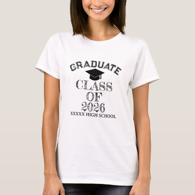 Graduate Class Of 2026 T-Shirt (Front)