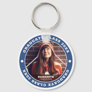 Graduate Class of 20XX Graduation Photo Key Ring