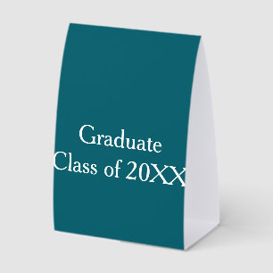 Graduate class of 20XX turquoise congrats yearname