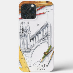 Graduate Class of Architecture Engineer Name iPhone 13 Pro Max Case