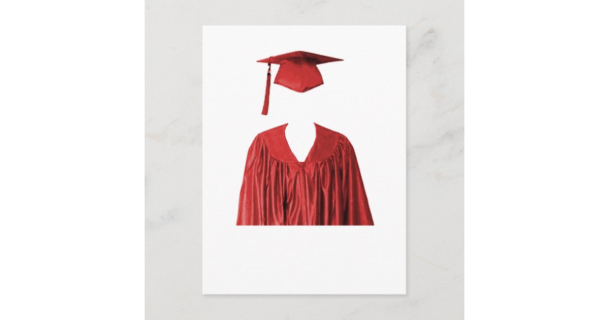 graduate-class-of-cap-and-gown-template1-announcement-postcard-zazzle