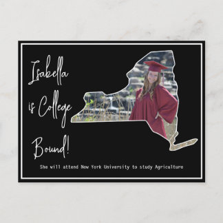 Graduate College Bound New York Postcard