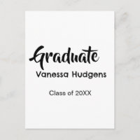 Graduate congratulations name date year class univ